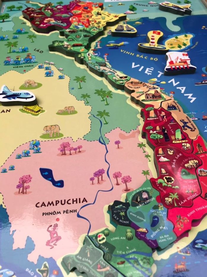 bản đồ 34 tỉnh thành