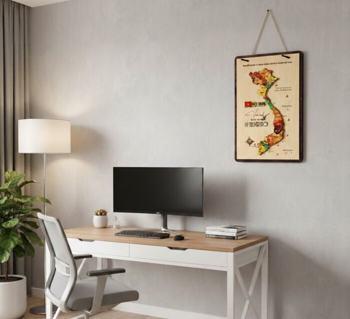 Decor gỗ tự nhiên tạo điểm nhấn tinh tế, ấm áp và khác biệt cho không gian (Nguồn: Internet)