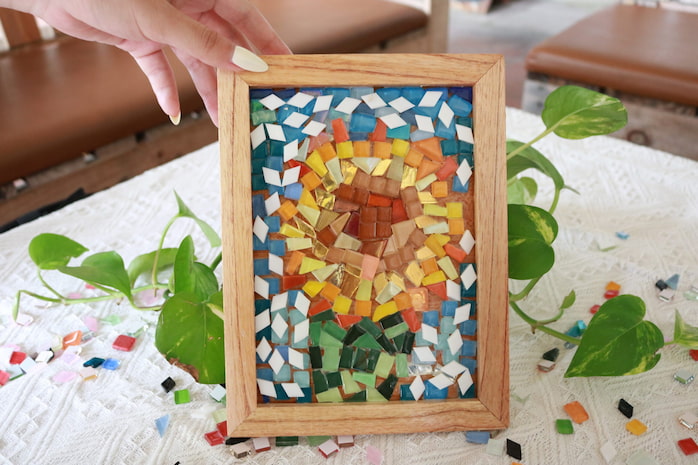 Tranh gỗ ghép mosaic mang xu hướng nghệ thuật hiện đại