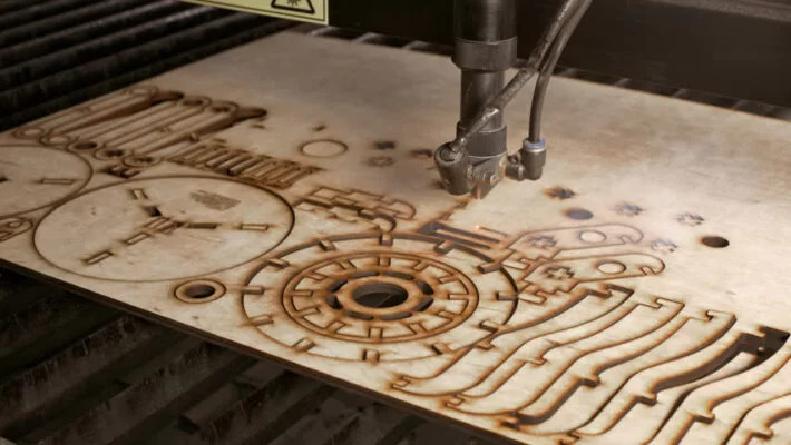 Quy trình khắc laser gỗ thường có 5 bước cơ bản