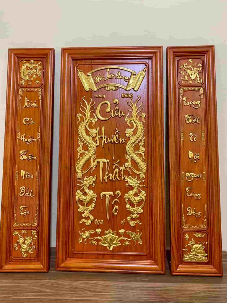 Tranh gỗ Hà Nội trong cách dịp thờ cúng