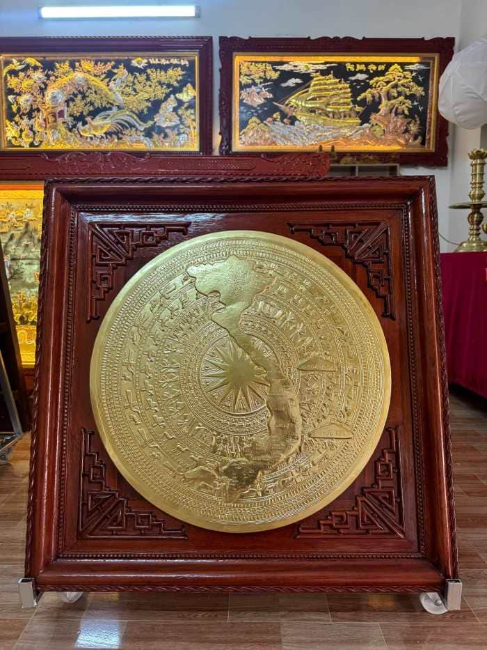 Tranh gỗ Hà Nội đẹp mắt