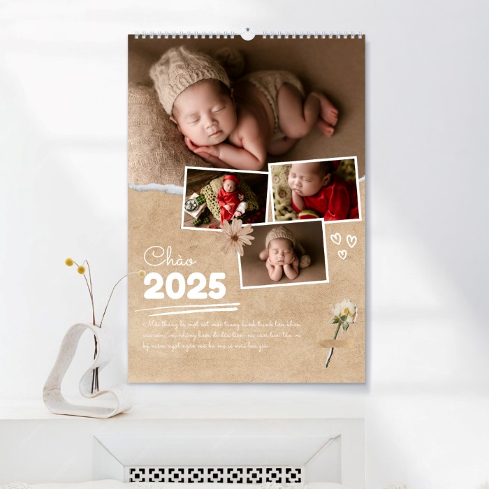 In ảnh cá nhân lên lịch giúp lưu giữ kỷ niệm ý nghĩa (Nguồn: Internet)