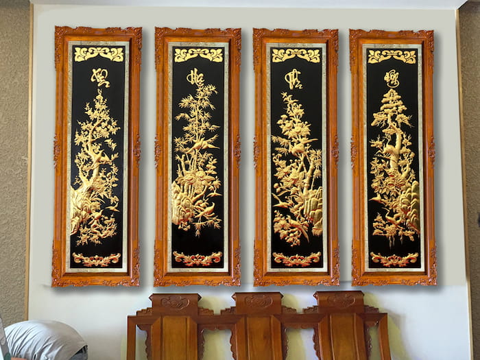 Đặt tranh đúng phong thủy góp phần nuôi dưỡng tài vận, sự nghiệp và sự an yên trong gia đạo (Nguồn: Internet)