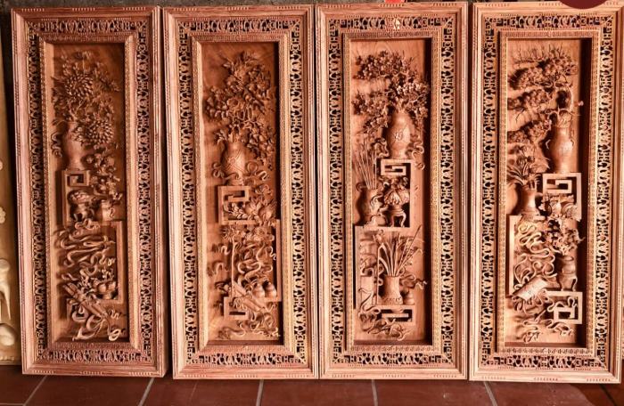 Treo tranh ở tầm nhìn cân đối, bố cục hài hòa giúp tổng thể không gian trở nên dễ chịu, ổn định (Nguồn: Internet)